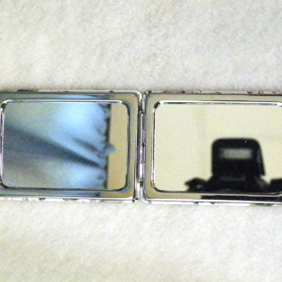 **HOST PICK** Compact Mirror Embellished Feathers Design NEW - Picture 5 of 6